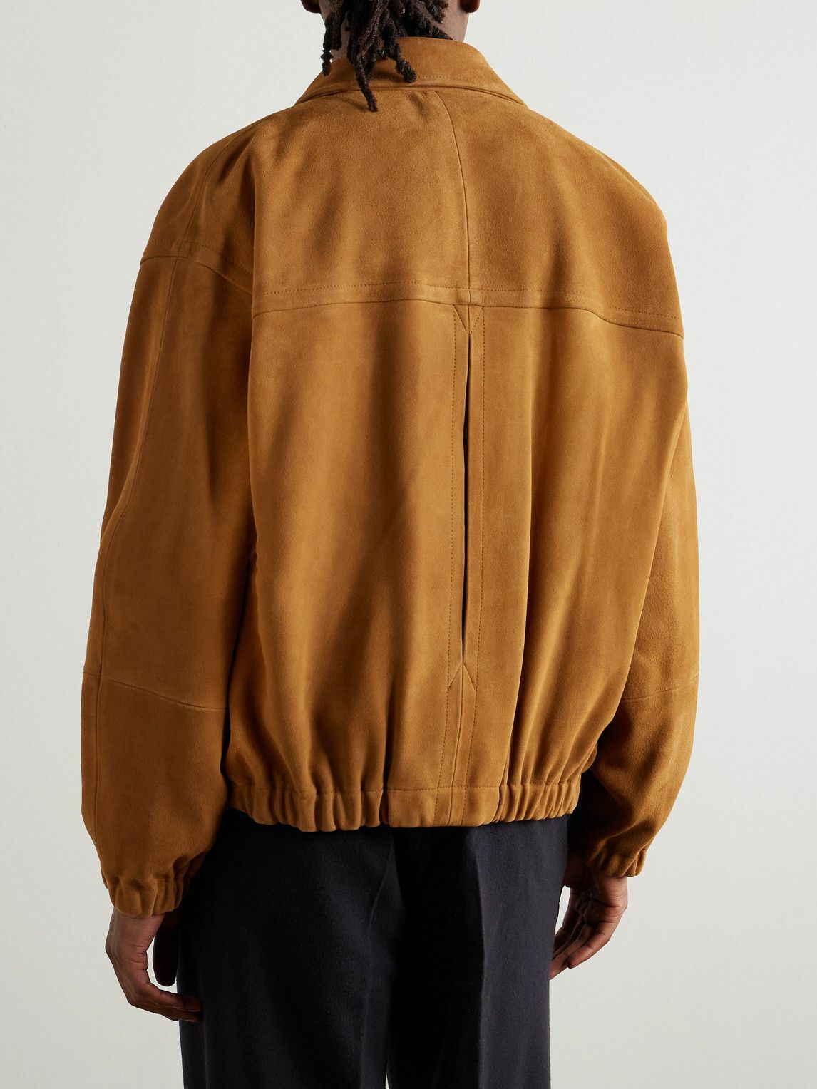 Auralee - Suede Jacket - Brown Auralee