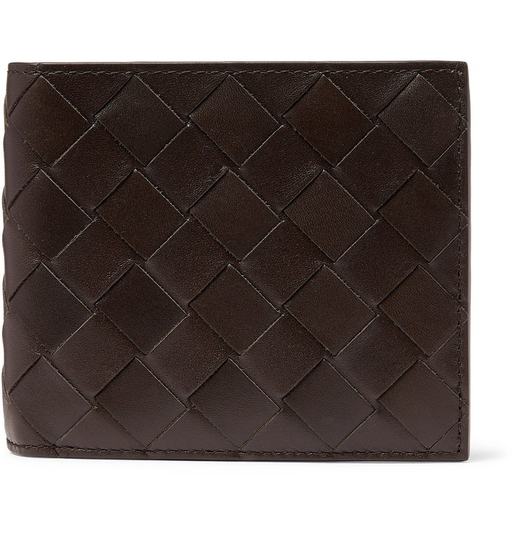 Photo: BOTTEGA VENETA - Intrecciato Leather Billfold Wallet - Brown