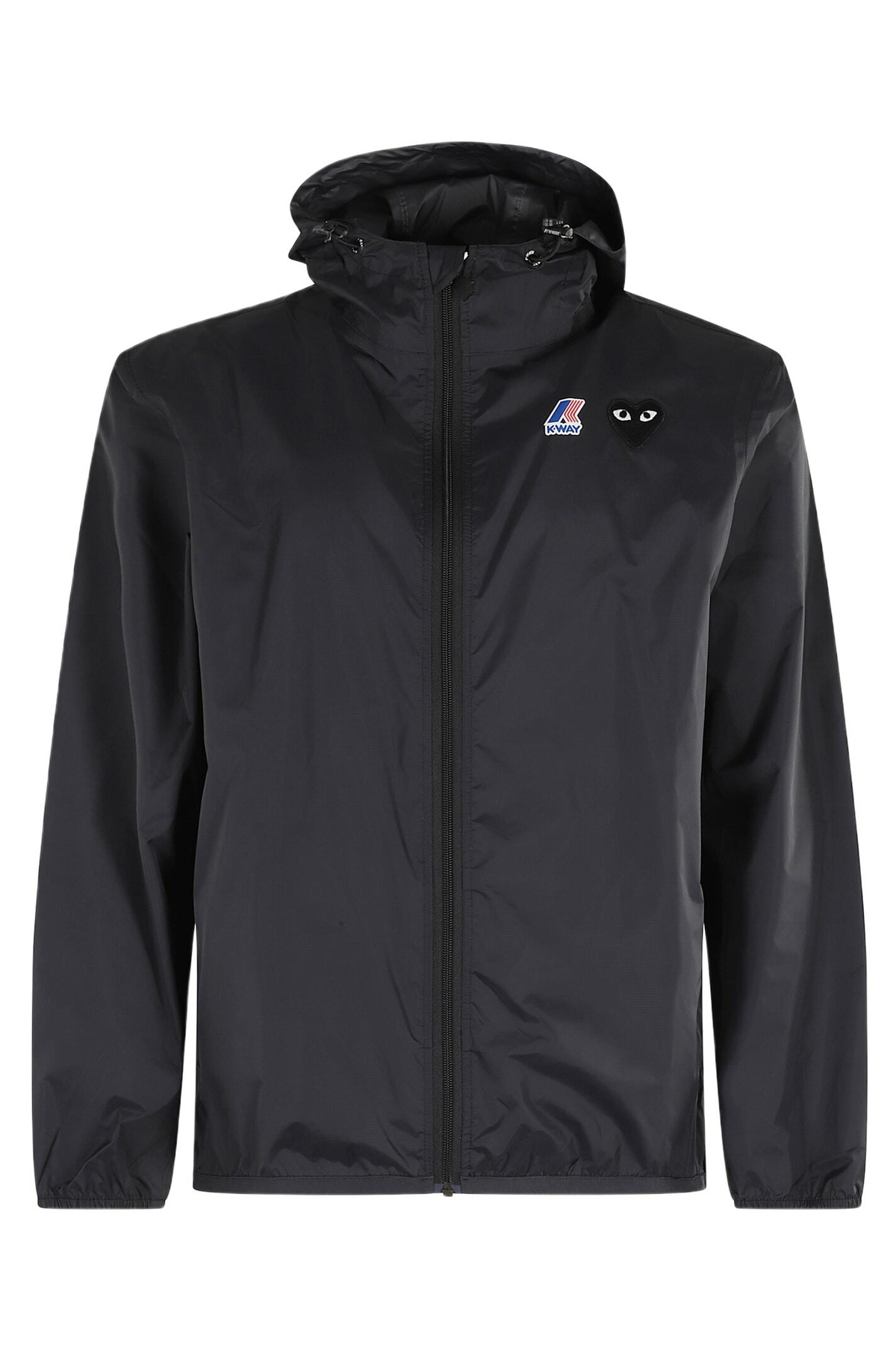 PLAY COMME DES GARÇONS × K-WAY BLACK L Comme des Garçons Play - K-Way Hoodie Full Zip Black – STRØM