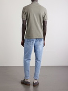 Brunello Cucinelli - Logo-Print Cotton-Piqué Polo Shirt - Green