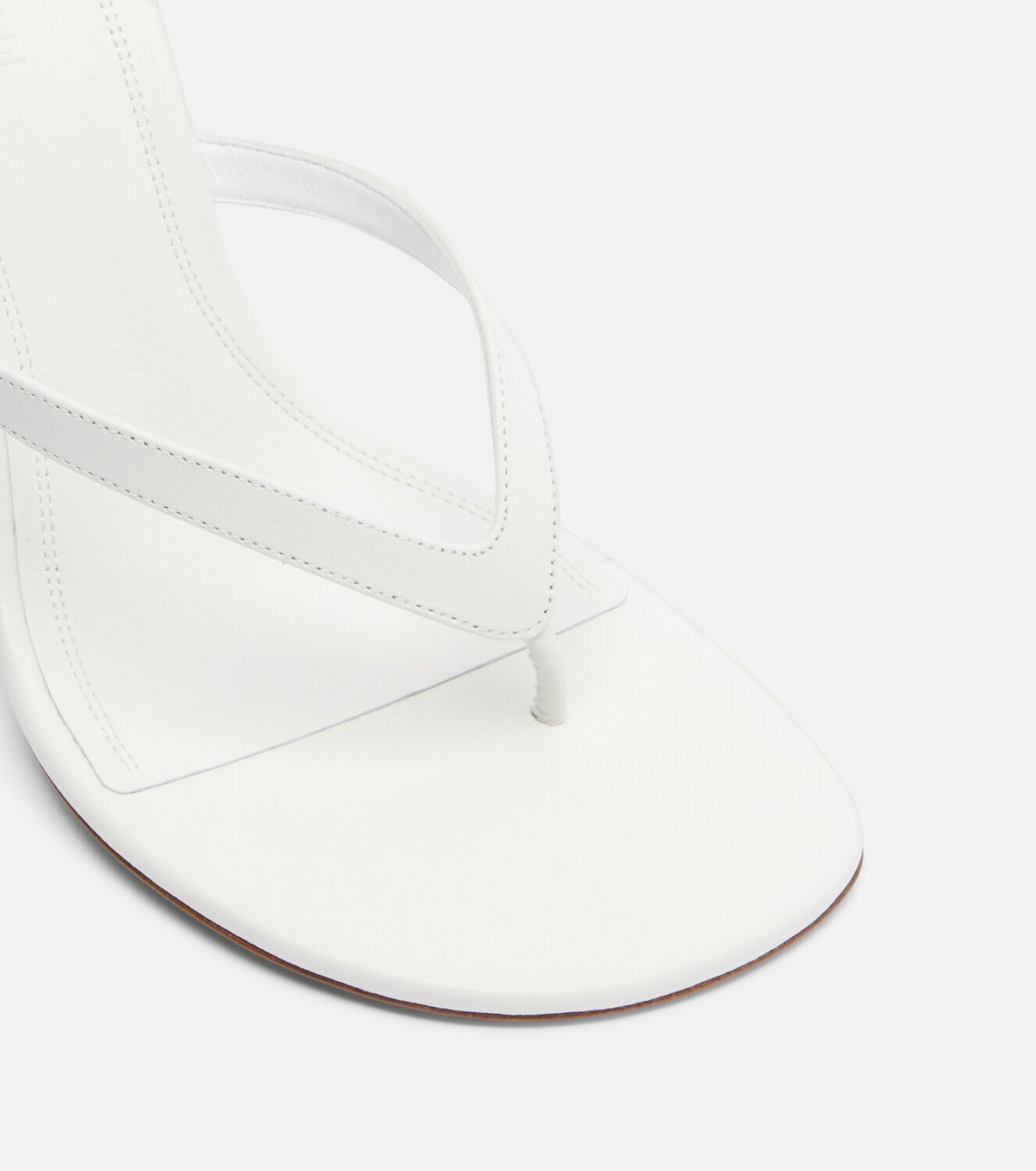 Amina Muaddi Juliette leather thong sandals