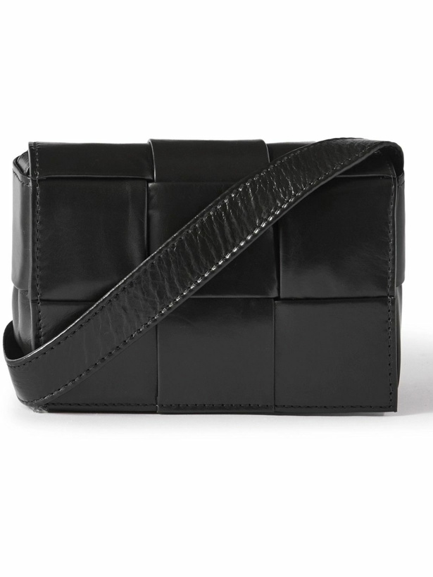 Photo: Bottega Veneta - Cassette Mini Intrecciato Leather Messenger Bag - Green