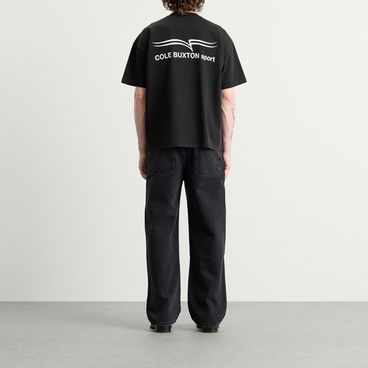 Cole Buxton Men's Sport T-Shirt in Vintage Black
