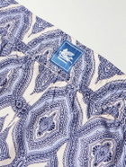 Etro - Straight-Leg Mid-Length Paisley-Print Swim Shorts - Blue