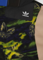 x adidas Upcycled Multi Panel Hooded Sweatshirt in Black