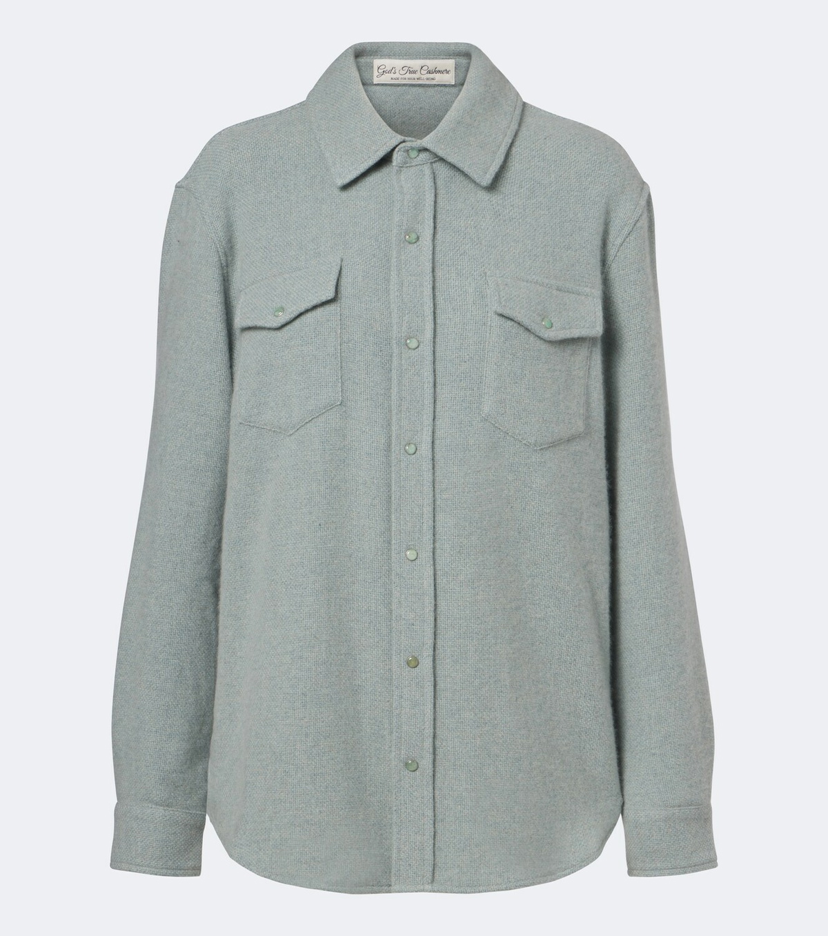 God's True Cashmere Celeste cashmere shirt