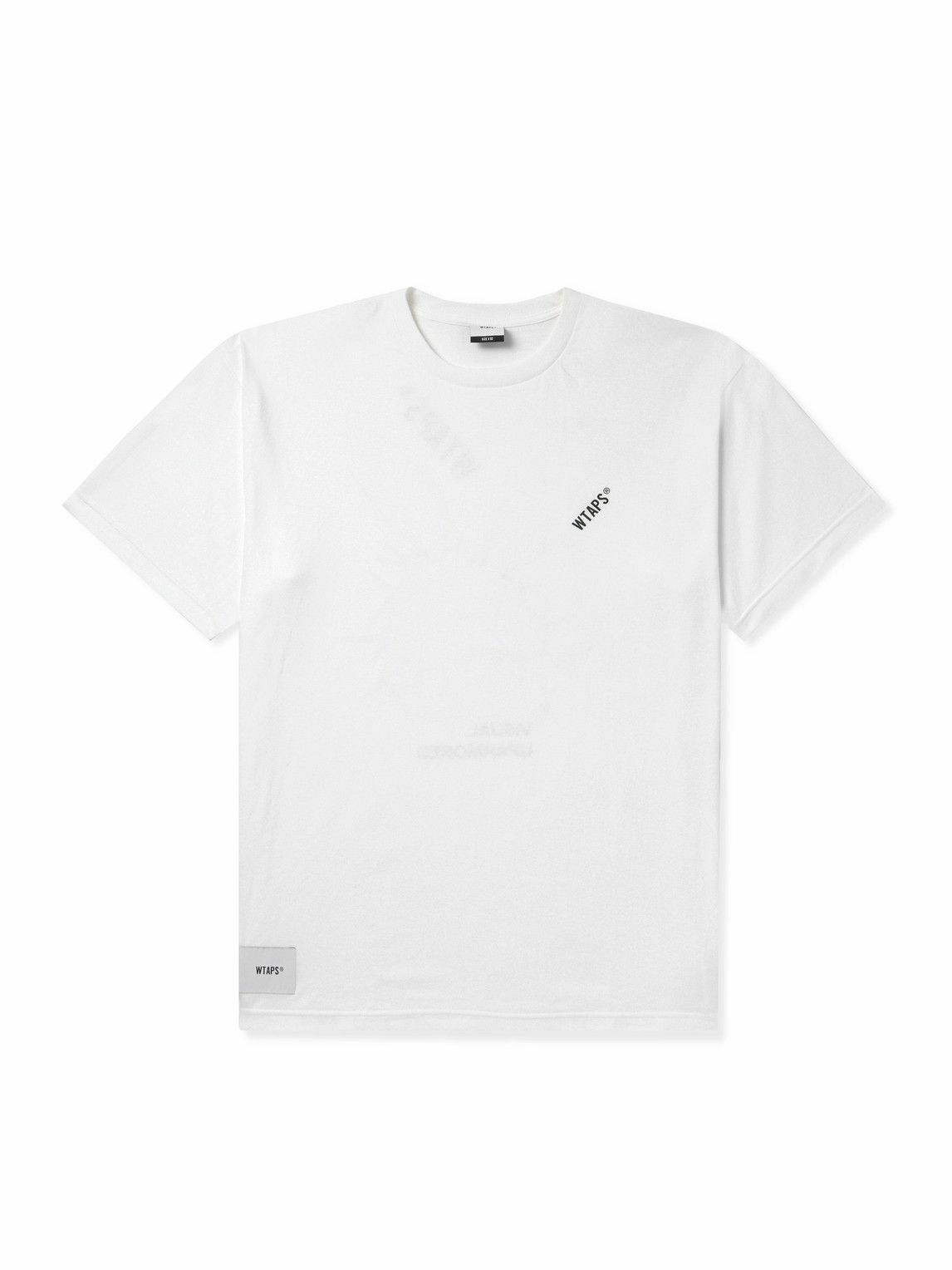 WTAPS - Cacto Logo-Print Cotton-Jersey T-Shirt - White WTAPS
