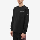 Neighborhood Men's Long Sleeve Classic Pocket T-Shirt in Black