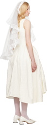 SHUSHU/TONG SSENSE Exclusive Bridal Capsule Irregular Hem Midi Dress