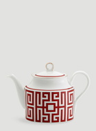 Labirinto Teapot in Red