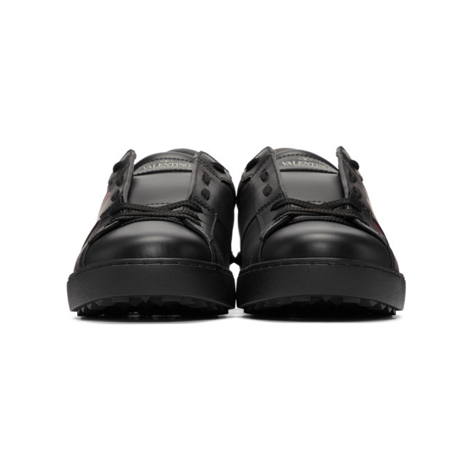 Valentino Black and Red Valentino Garavani VLTN Open  display picture 3