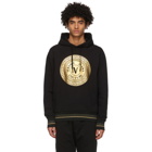 Versace Jeans Couture Black Coin Logo Hoodie