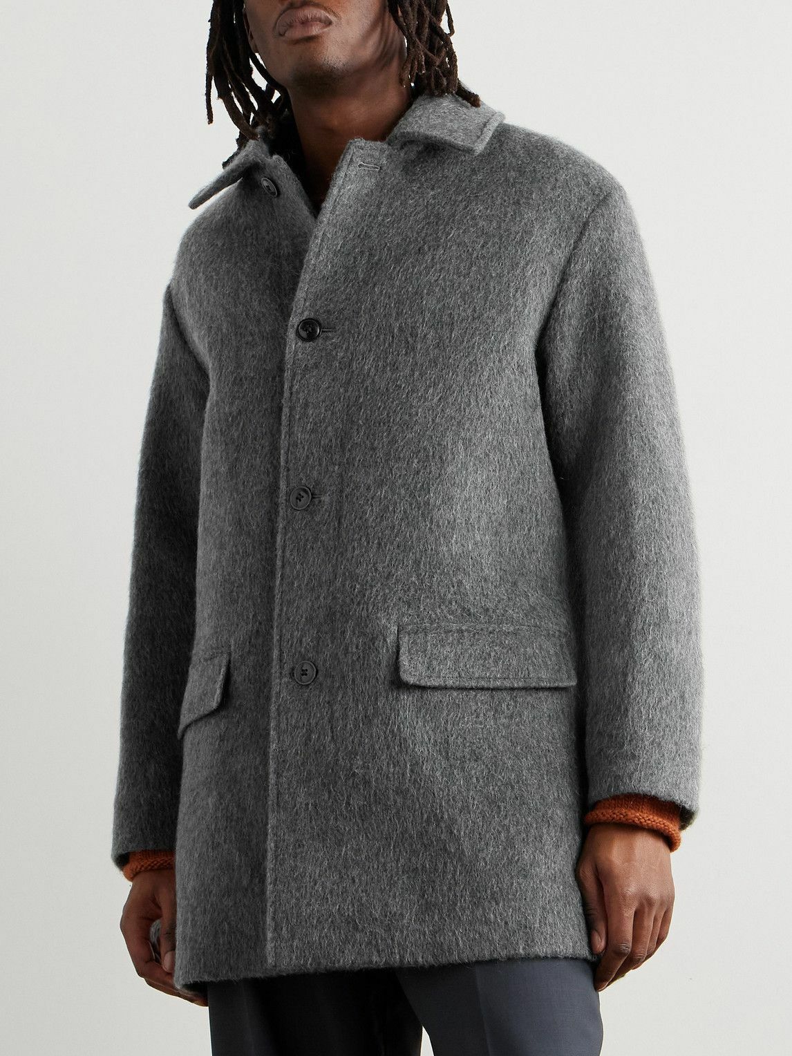 Kaptain Sunshine - Hunter Brushed Wool, Mohair and Camel-Blend