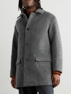 Kaptain Sunshine - Hunter Brushed Wool, Mohair and Camel-Blend Coat - Gray