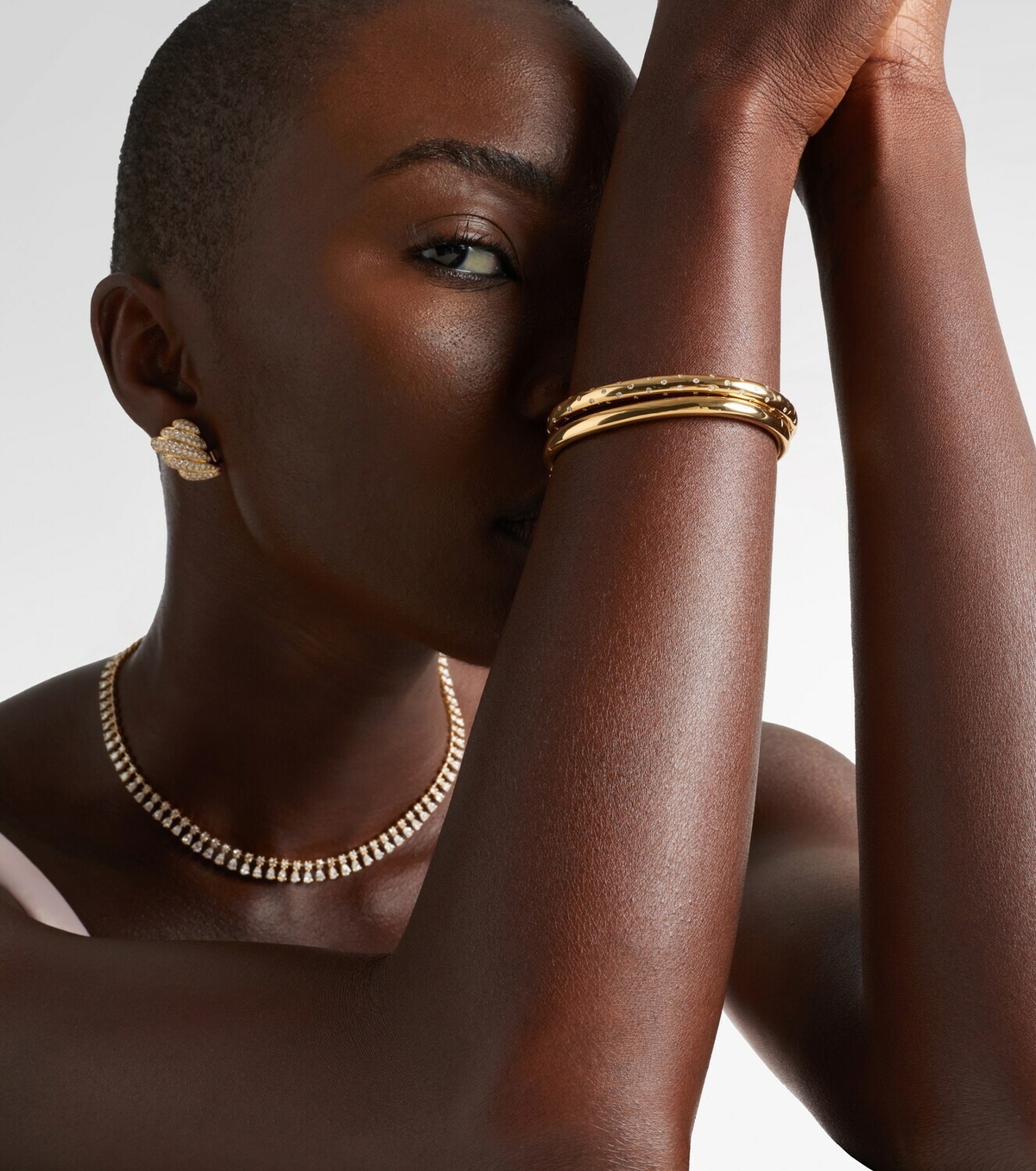 Anita Ko Cosmo 18kt gold bangle