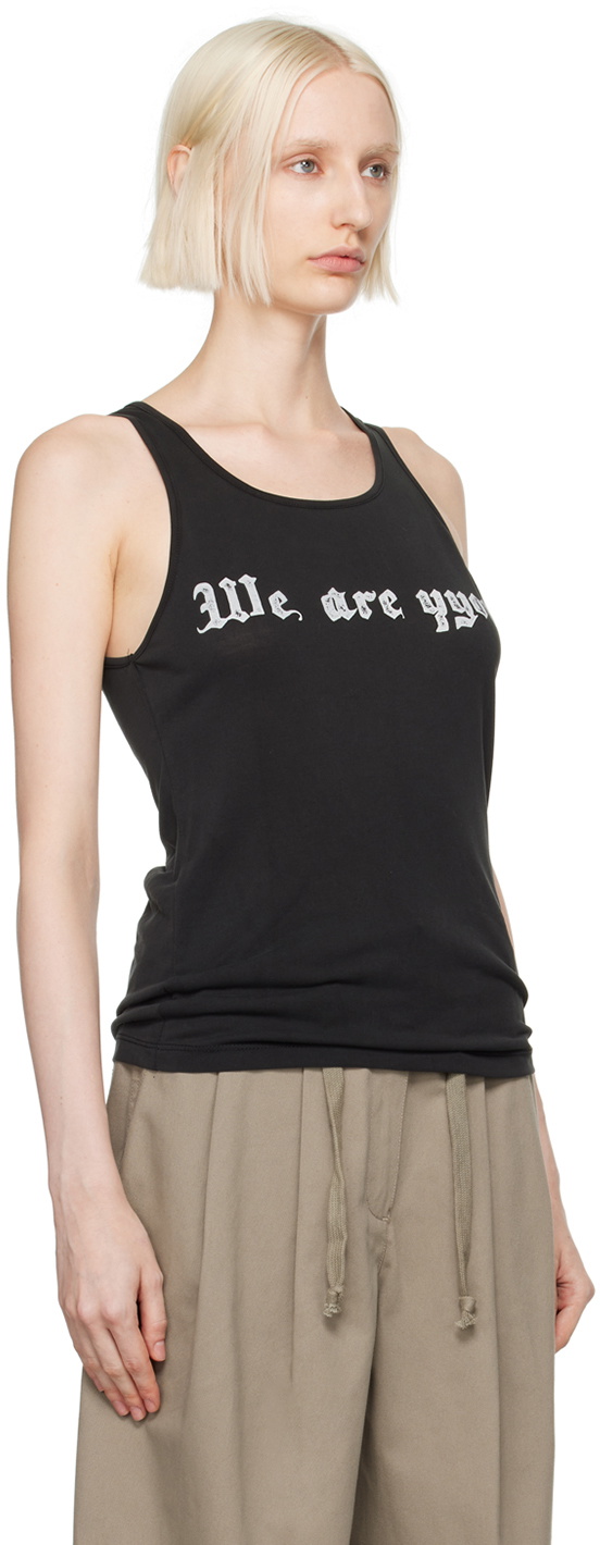 OPEN YY Black 'We Are YYou' Tank Top