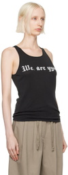 OPEN YY Black 'We Are YYou' Tank Top