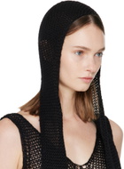 ISSEY MIYAKE Black Panini Balaclava