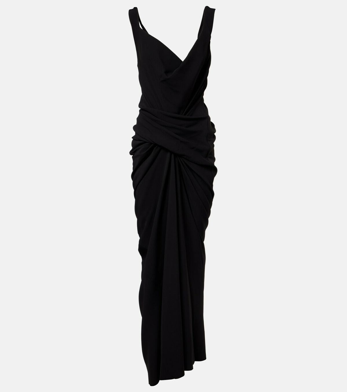 Rick Owens Strutter gathered maxi dress
