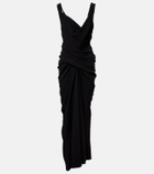 Rick Owens Strutter gathered maxi dress
