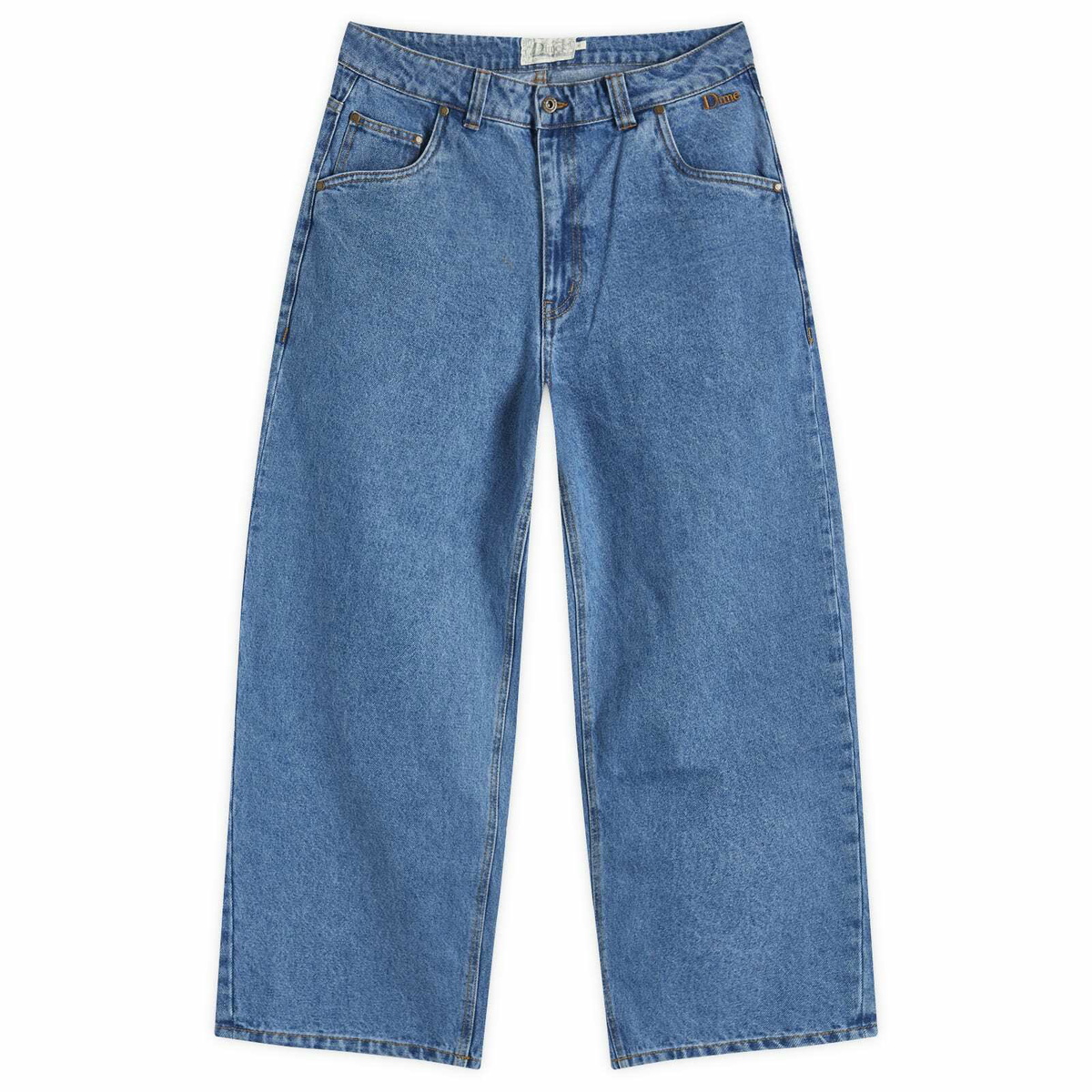 Dime Men's Classic Baggy Denim Pant in Washed Indigo Dime