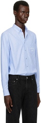 Givenchy Blue Classic Fit Button Down Shirt
