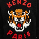 Kenzo Men's Lucky Tiger Crew Knit in Black