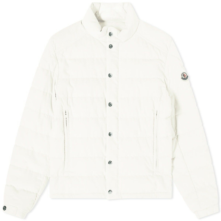 Photo: Moncler Men's Rochebrune Corduroy Padded Jacket in White