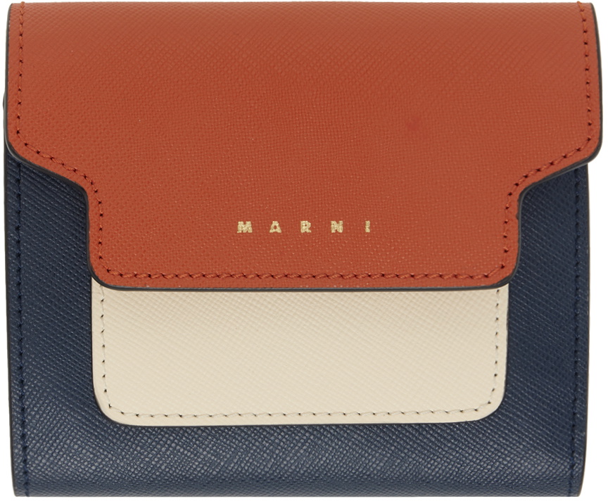 Marni Multicolor Saffiano Leather Wallet Marni