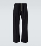 Plan C High-rise wide-leg pants