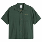 Visvim Men's Copa Silk Short Sleeve Shirt in Green