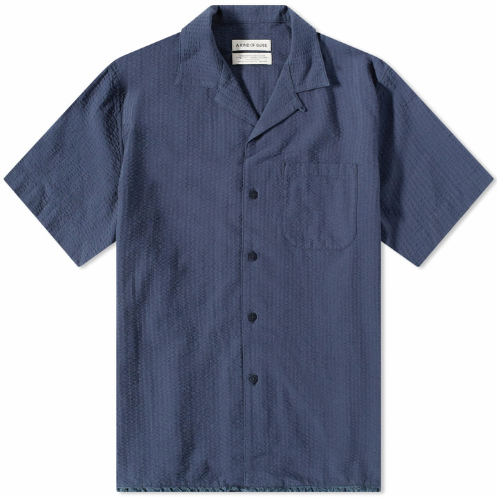 Photo: A Kind of Guise Men's Gioia Shirt in Fringy Navy