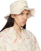 Jacquemus Off-White 'Le Bob Artichaut' Bucket Hat