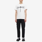 Alexander McQueen Men's Dragonfly Print T-Shirt in White/Black