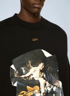 Off-White Cupid Paper Skate Crewneck Sweatshirt