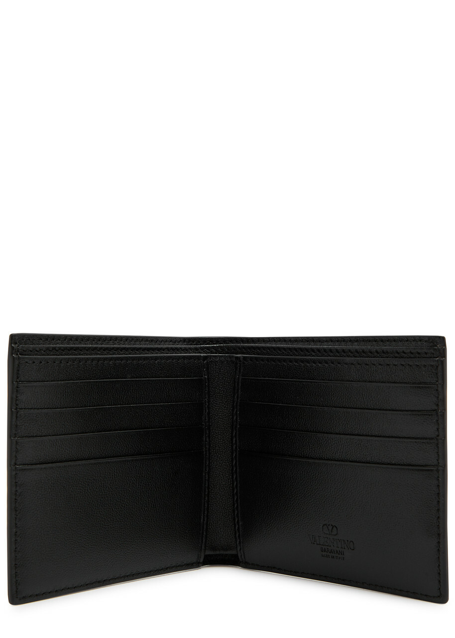 Valentino VLogo Leather Wallet - Black - One Size