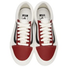 Vans Red and Off-White OG Old Skool VLT LX Sneakers