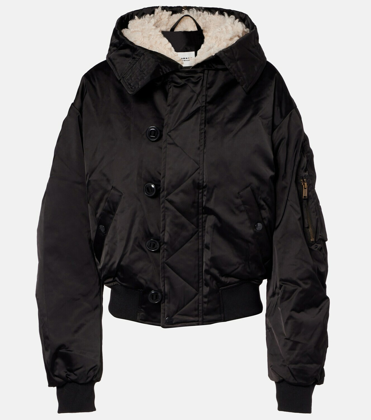 Marant Etoile Elisa hooded bomber jacket