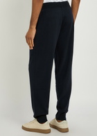 John Smedley Henning Cuffed Merino Wool Sweatpants Navy
