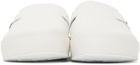 MISBHV White Monogram Home Shoe Loafers
