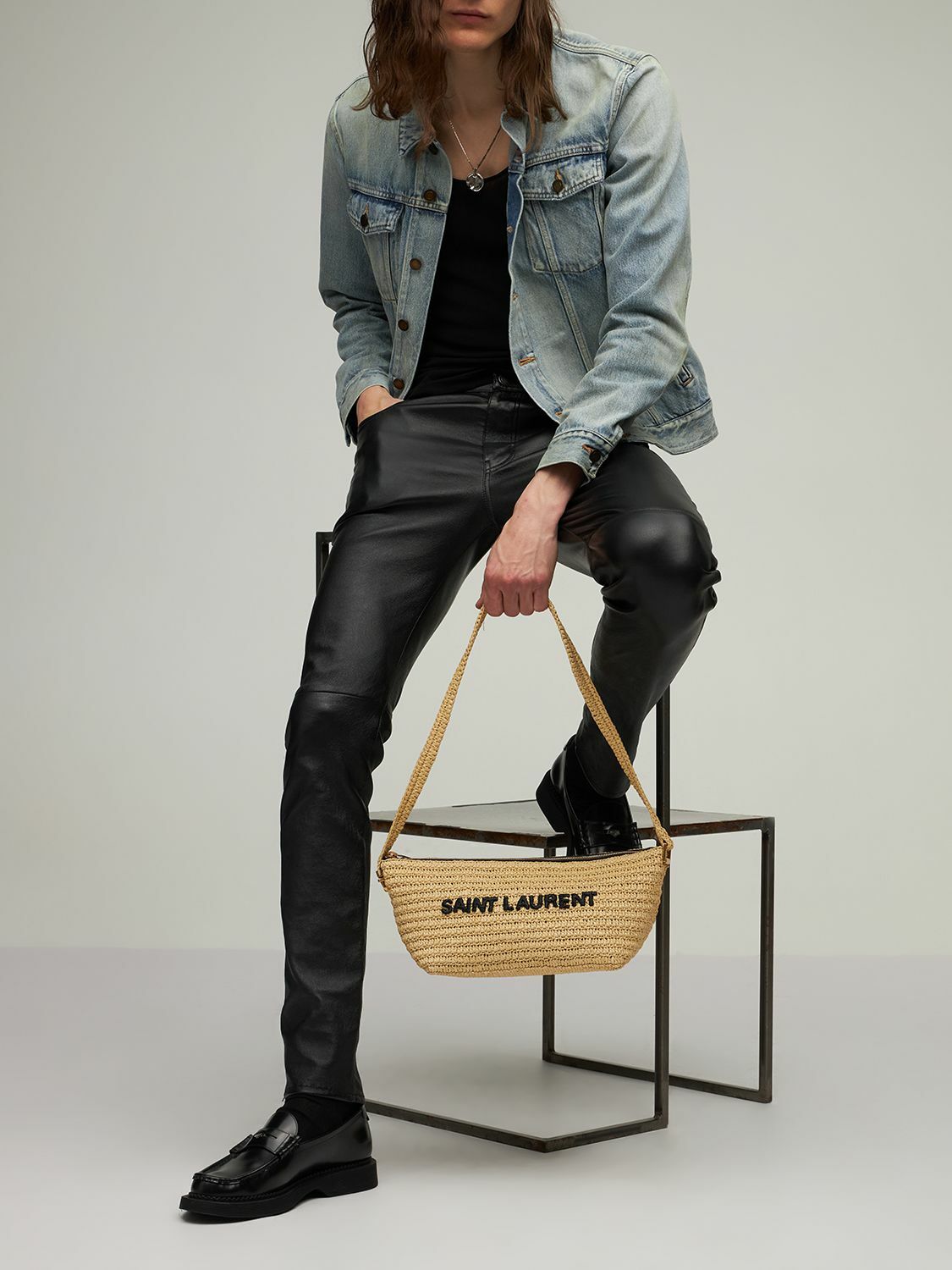 さりげなさ◇TUC ホーボーバッグ◇Saint Laurent Saint Laurent Tuc Shoulder Bag | Black | FARFETCH