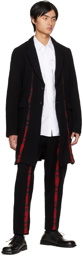 Comme des Garçons Shirt Black Paneled Coat