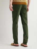 Boglioli - Slim-Fit Stretch-Cotton Twill Trousers - Green