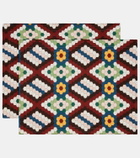 La DoubleJ Honeycomb Tiles set of 2 placemats