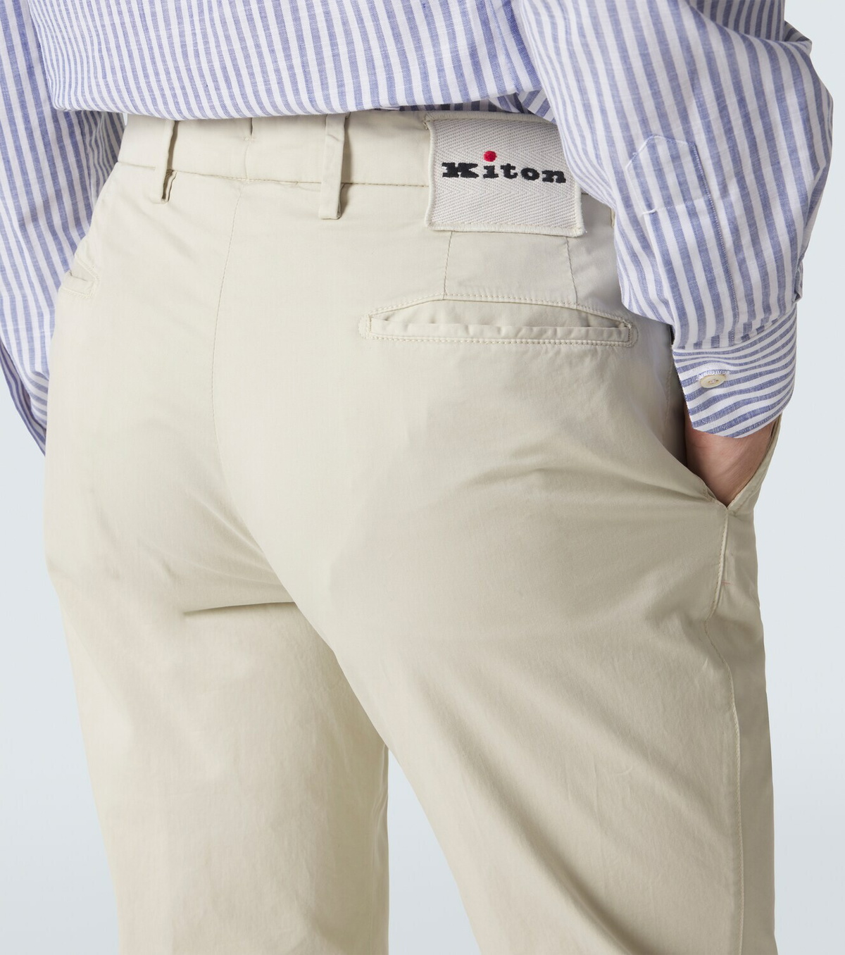 Kiton Cotton-blend chinos