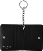 Maison Margiela Black Keychain Bifold Card Holder