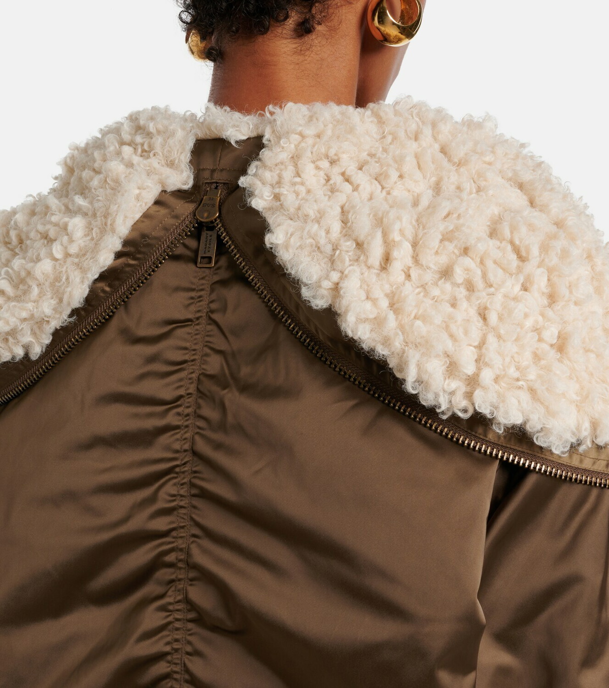 Marant Etoile Elisa hooded bomber jacket