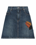 Marni Womens Denim skirt in Blue
