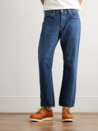 Remi Relief - 1954 Straight-Leg Cropped Distressed Jeans - Blue