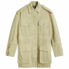 Versace Women's Denim Jacket in Taupe